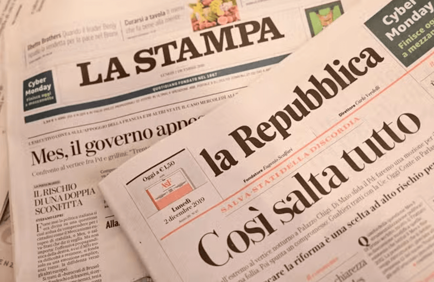 Kyriakou rachète Repubblica et Stampa : coup d'État médiatique